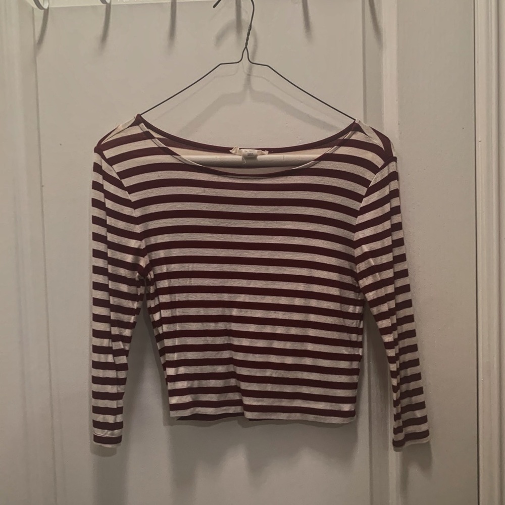 Striped Crop Top
